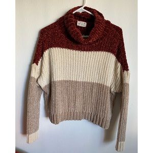 Women's fall crop sweater